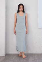 画像をギャラリービューアに読み込む, きものの肌着ワンピース(スモーキーグリーン)Kimono slip dress(Smokygreen)