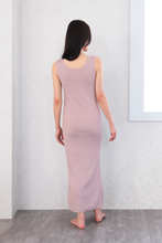 画像をギャラリービューアに読み込む, きものの肌着ワンピース(スモーキーピンク)Kimono slip dress(smokypink)