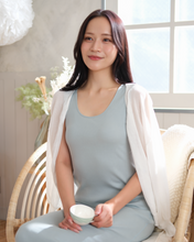 画像をギャラリービューアに読み込む, きものの肌着ワンピース(スモーキーグリーン)Kimono slip dress(Smokygreen)