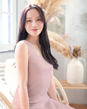 画像をギャラリービューアに読み込む, きものの肌着ワンピース(スモーキーピンク)Kimono slip dress(smokypink)