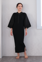 画像をギャラリービューアに読み込む, くのいちランジェリーロング丈(ブラック)