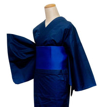 画像をギャラリービューアに読み込む, 二部式浴衣/無地とレース(紺)&帯セット