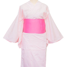 画像をギャラリービューアに読み込む, 二部式浴衣/水玉とレース(ピンク)&帯セット