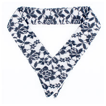 画像をギャラリービューアに読み込む, つけ替え衿 / ラッセルレースB(ブラック)