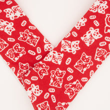 画像をギャラリービューアに読み込む, つけ替え衿 / まねき猫