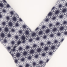 画像をギャラリービューアに読み込む, つけ替え衿 / 麻の葉(ネイビー)
