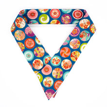 画像をギャラリービューアに読み込む, つけ替え衿 / 手毬(青)