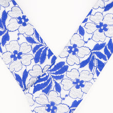 画像をギャラリービューアに読み込む, つけ替え衿 / シルバーラメとブルーのレース
