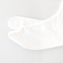 画像をギャラリービューアに読み込む, 足袋 / コットンレース(ホワイト)