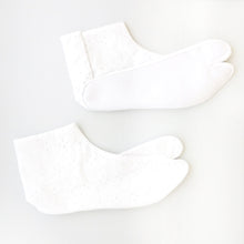 画像をギャラリービューアに読み込む, 足袋 / コットンレース(ホワイト)