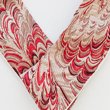 画像をギャラリービューアに読み込む, つけ替え衿 / 鳥の羽のようなマーブルジャカード