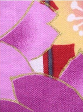 画像をギャラリービューアに読み込む, 二部式浴衣/変則市松と桜(赤)&帯セット