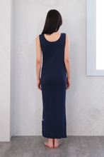 画像をギャラリービューアに読み込む, きものの肌着ワンピース（ネイビー）Kimono slip dress(Navy)
