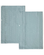 つけ替え袖 / コットンレース（くすみブルー）