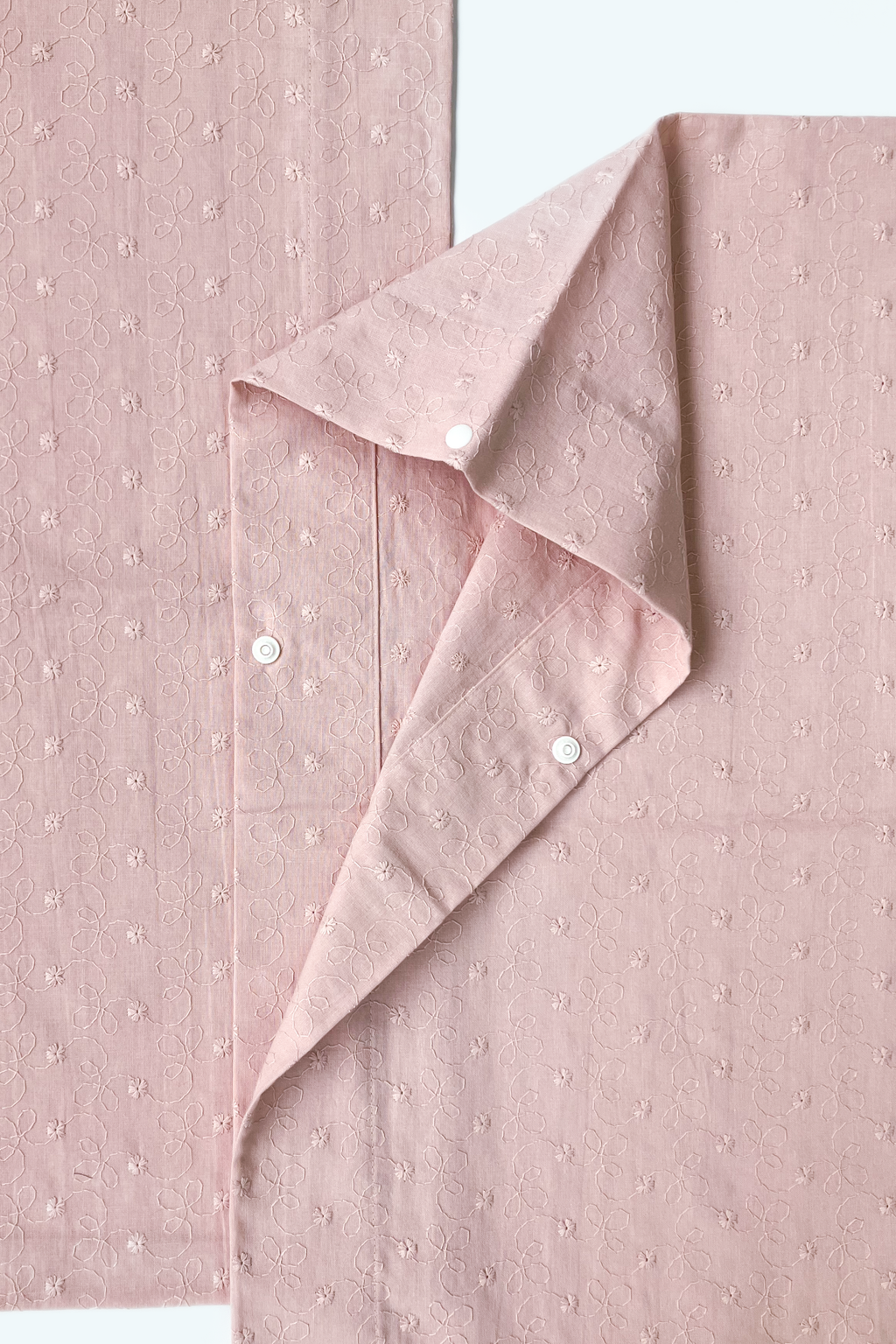 つけ替え袖 / コットンレース（くすみピンク）