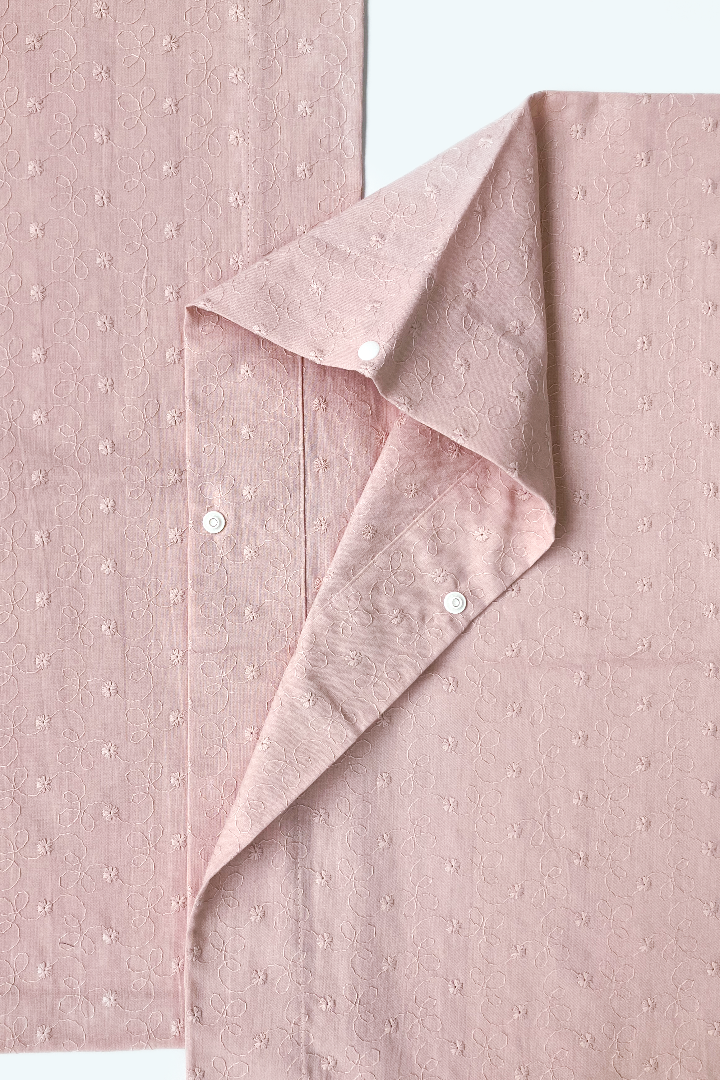 つけ替え袖 / コットンレース（くすみピンク）