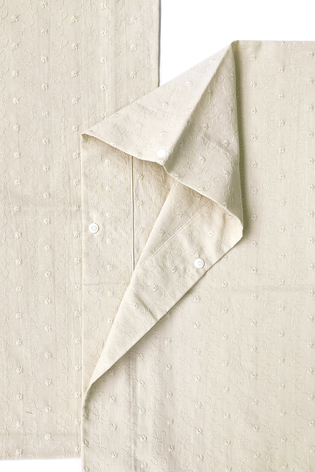 つけ替え袖 / コットンレース（生成り）