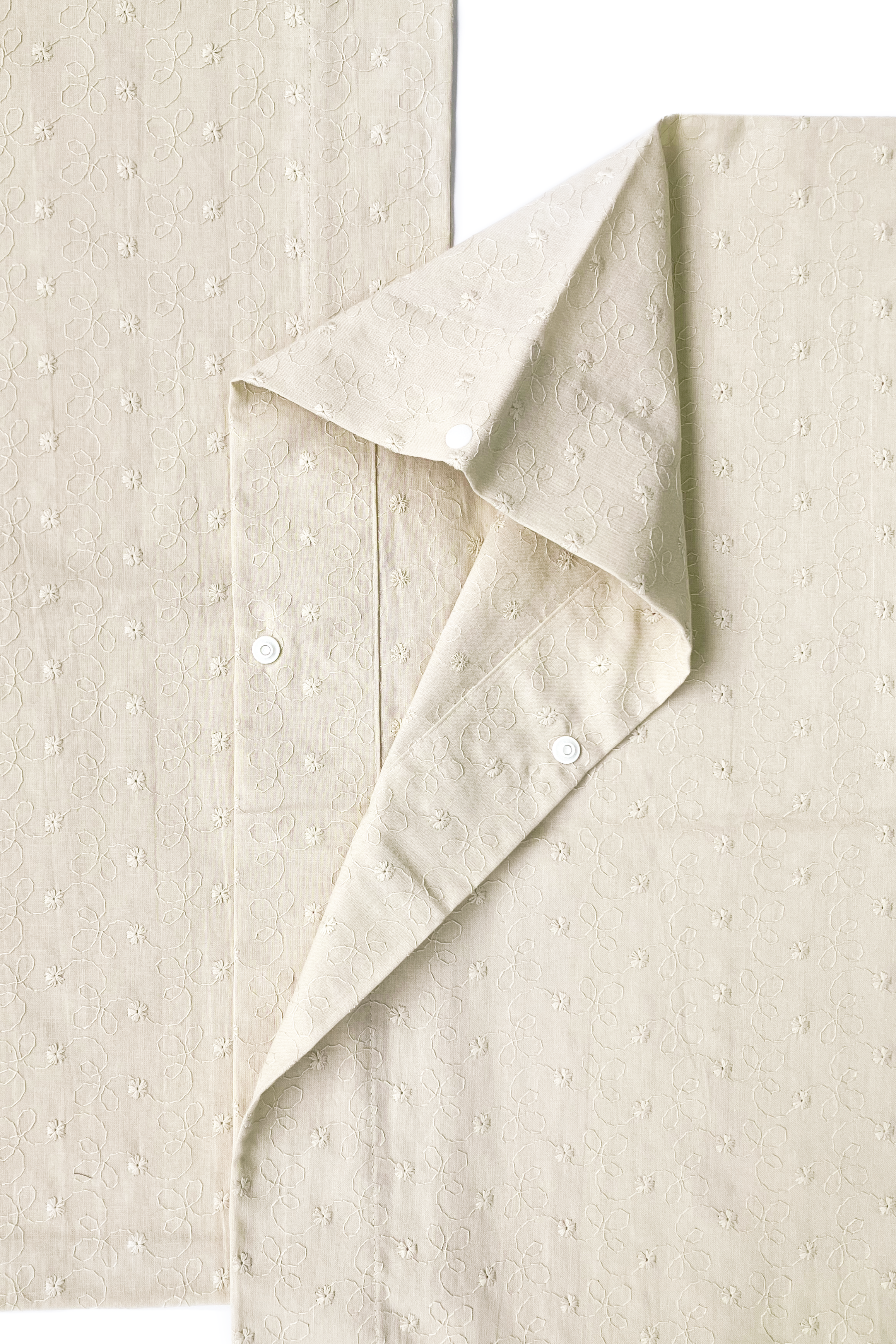 つけ替え袖 / コットンレース（生成り）