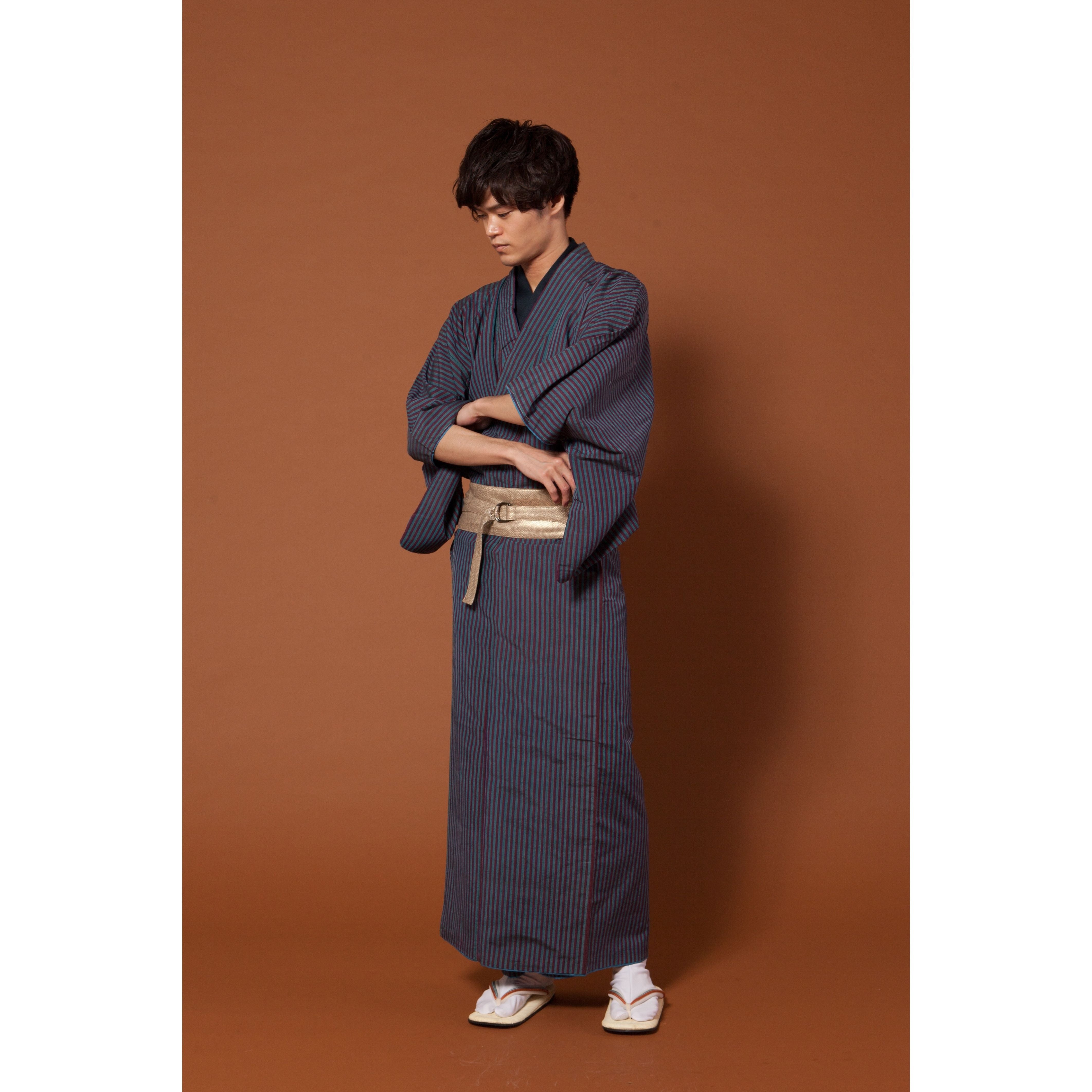 アンティーク着物 / モダンストライプ | gekkabizin(月下美人