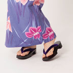 桐の下駄 / ブルー