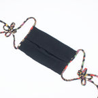 楊柳マスク（黒ストラップ）