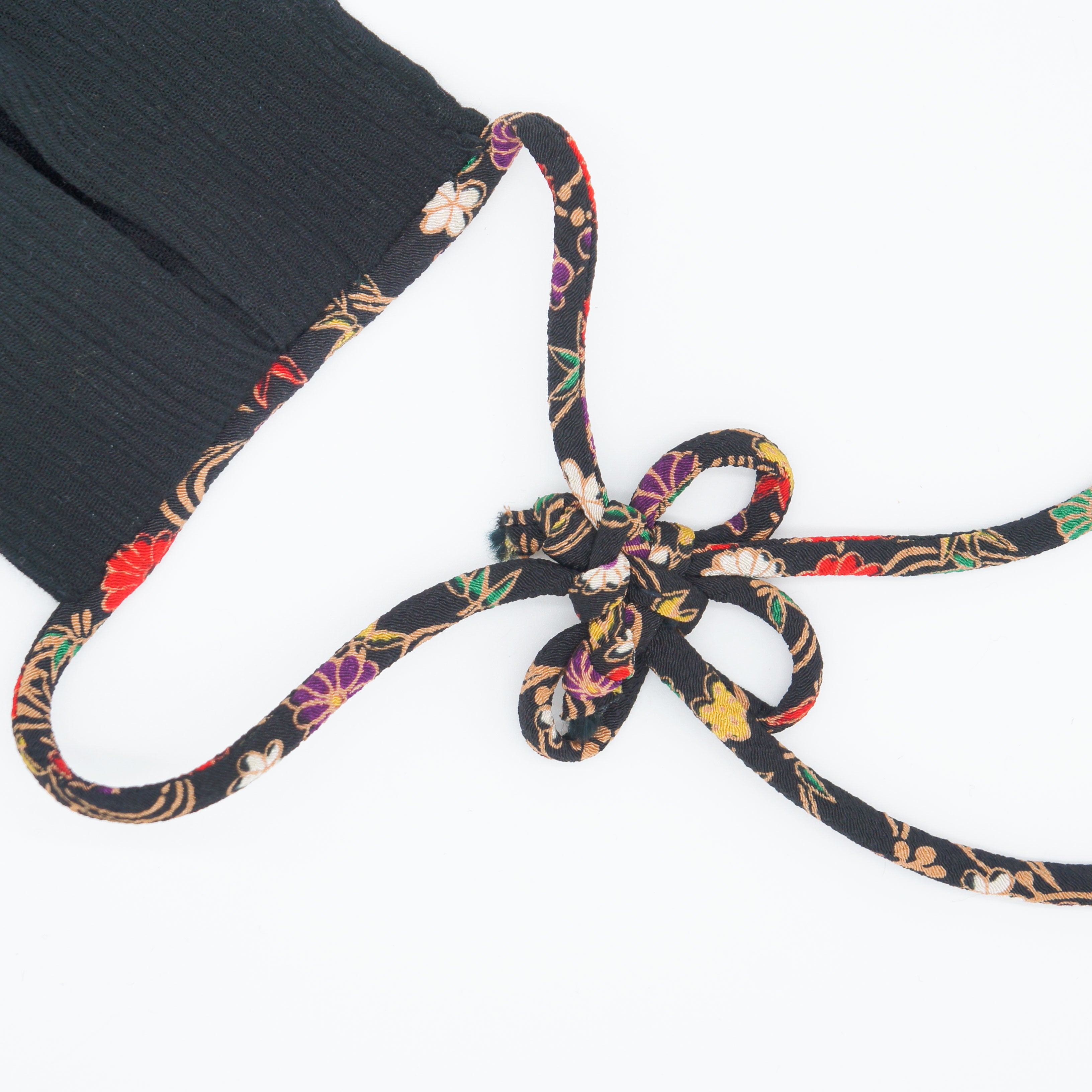 楊柳マスク（黒ストラップ）