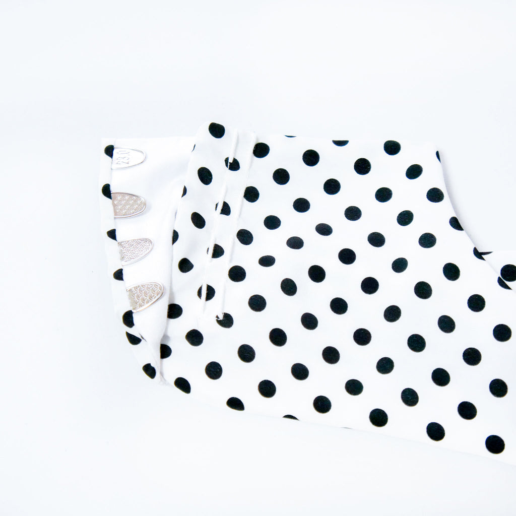 足袋 / ドット（白×黒）